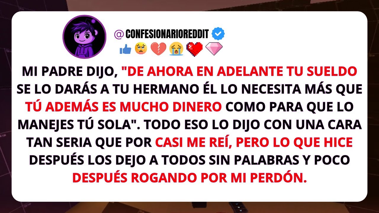 “Me llamaron egoísta por no ayudar a mi hermano. Ahora suplican por mi perdón”