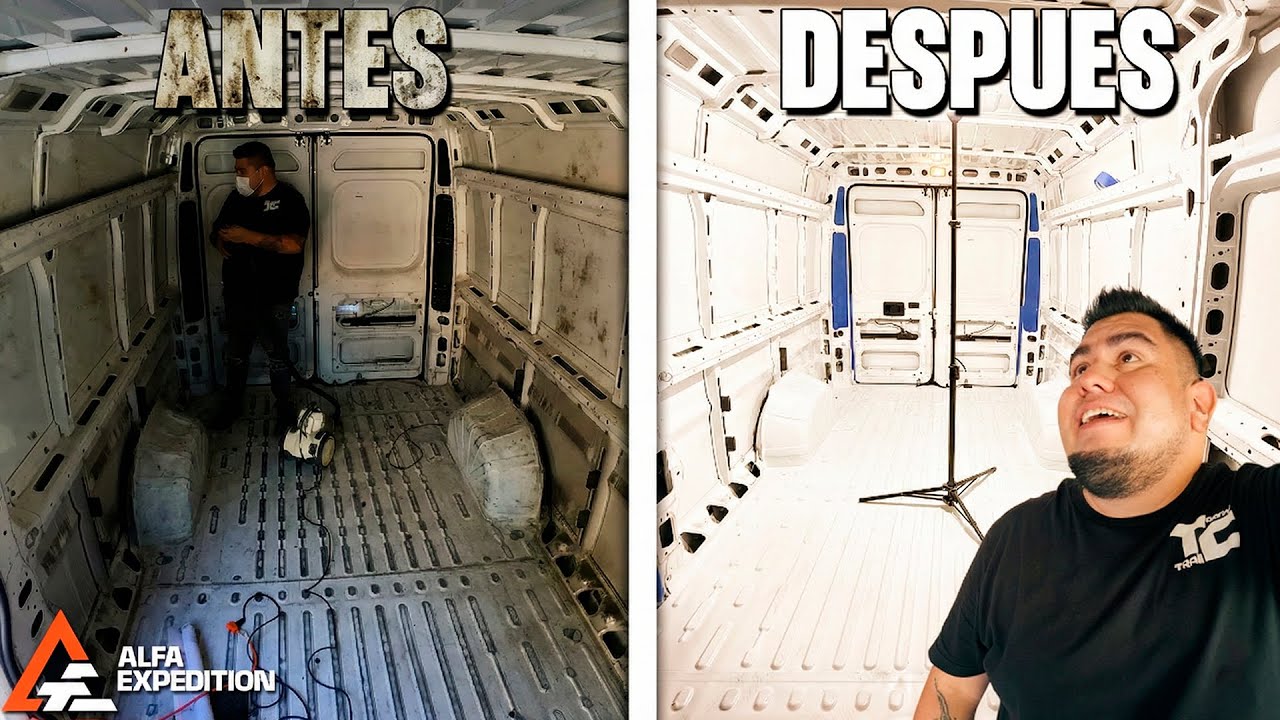 ¡INCREÍBLE CAMBIO! Así Quedó la Van Después De Pintarla | Camperizando Una Van Ep. 02