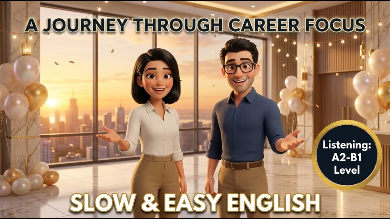 A Journey Through Career Focus | English Listening (A2-B1 Level)