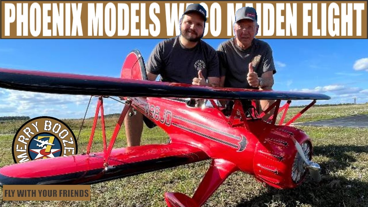Модель Phoenix 1:5 3/4 Waco Maiden Flight. Идеальный радиоуправляемый самолёт № PMMA0390 #aviation