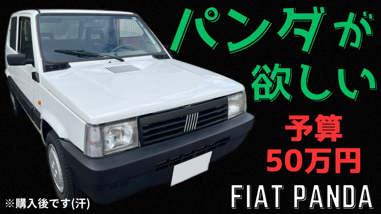 フィアットパンダが欲しいー♪50万円の予算で仕上げてみた！【中古車】