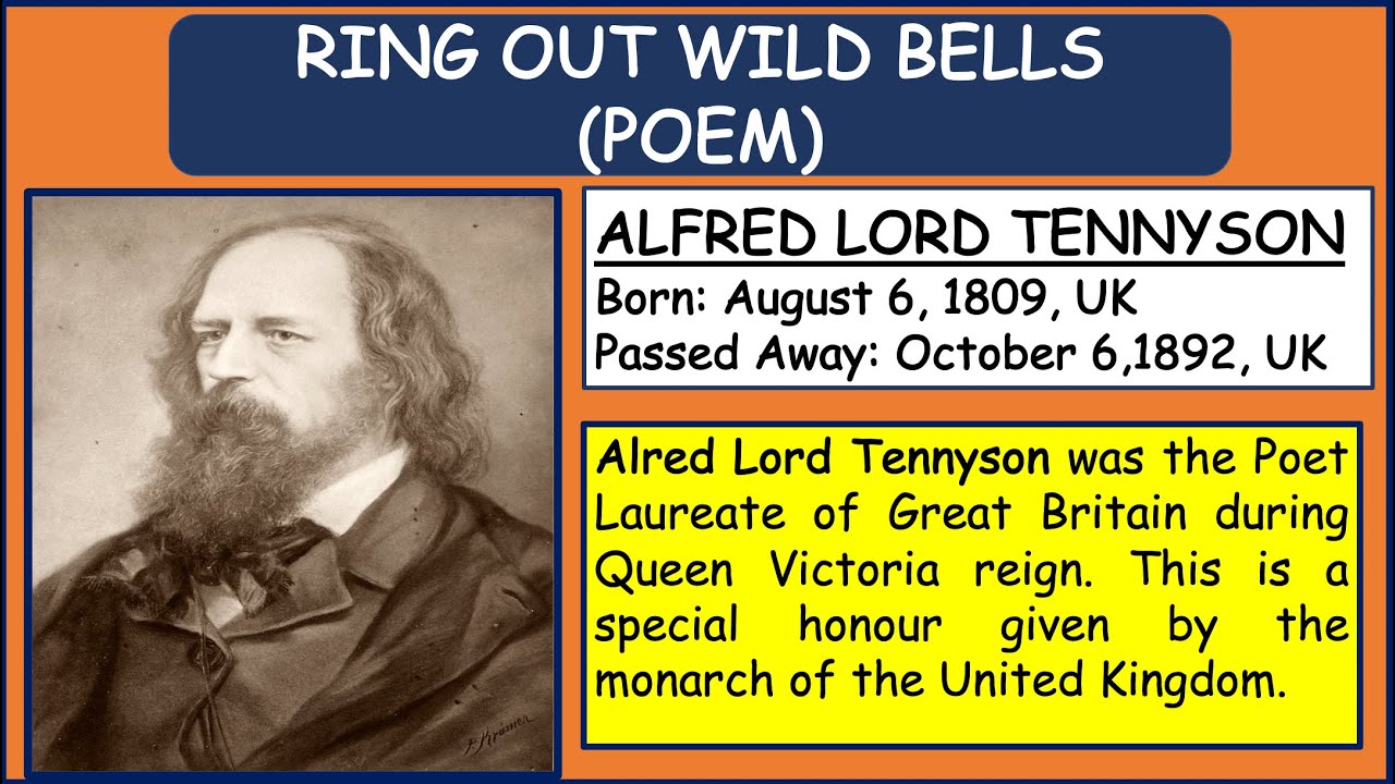 Ring Out Wild Bells English Poem Explained Composed by Alfred Lord Tennyson