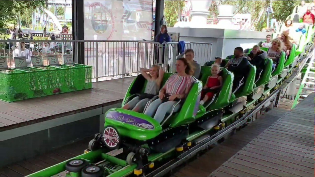 Accelerator Rollercoaster Drayton Manor Park, Formerly Ben 10 Vekoma Boomerang RollerCoaster 2019