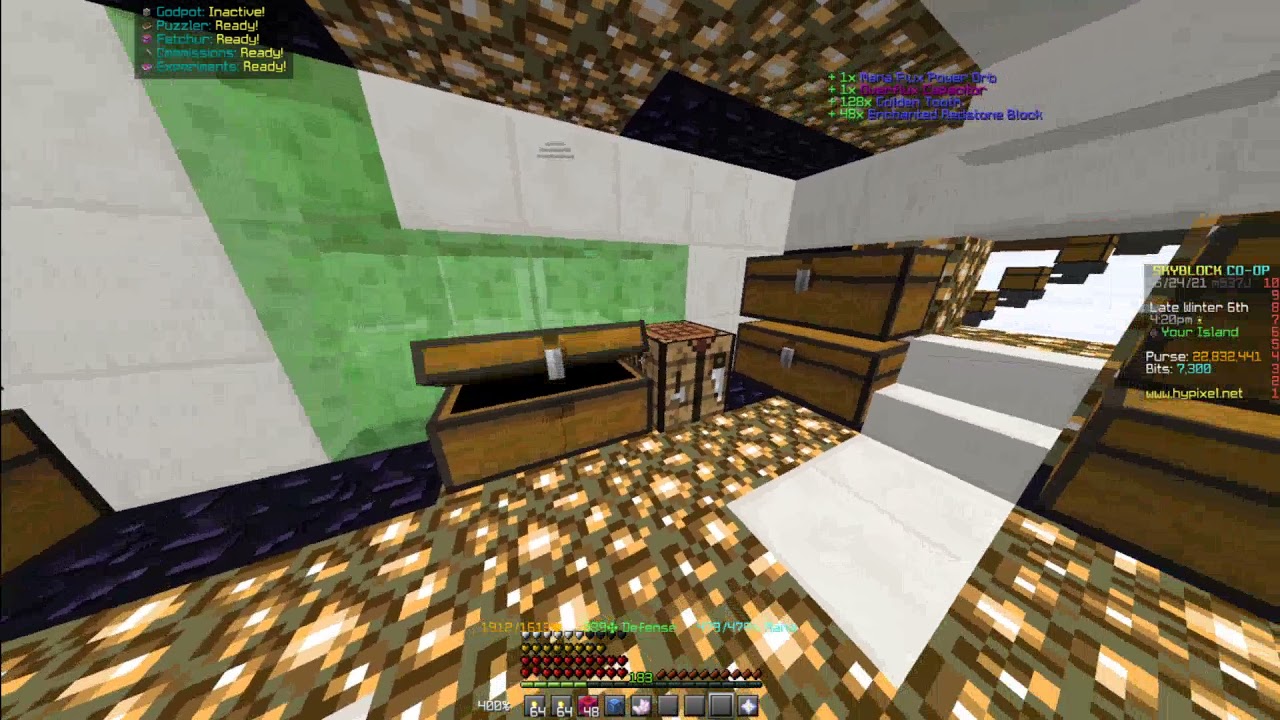 Crafting the Overflux Power Orb (bad quality)