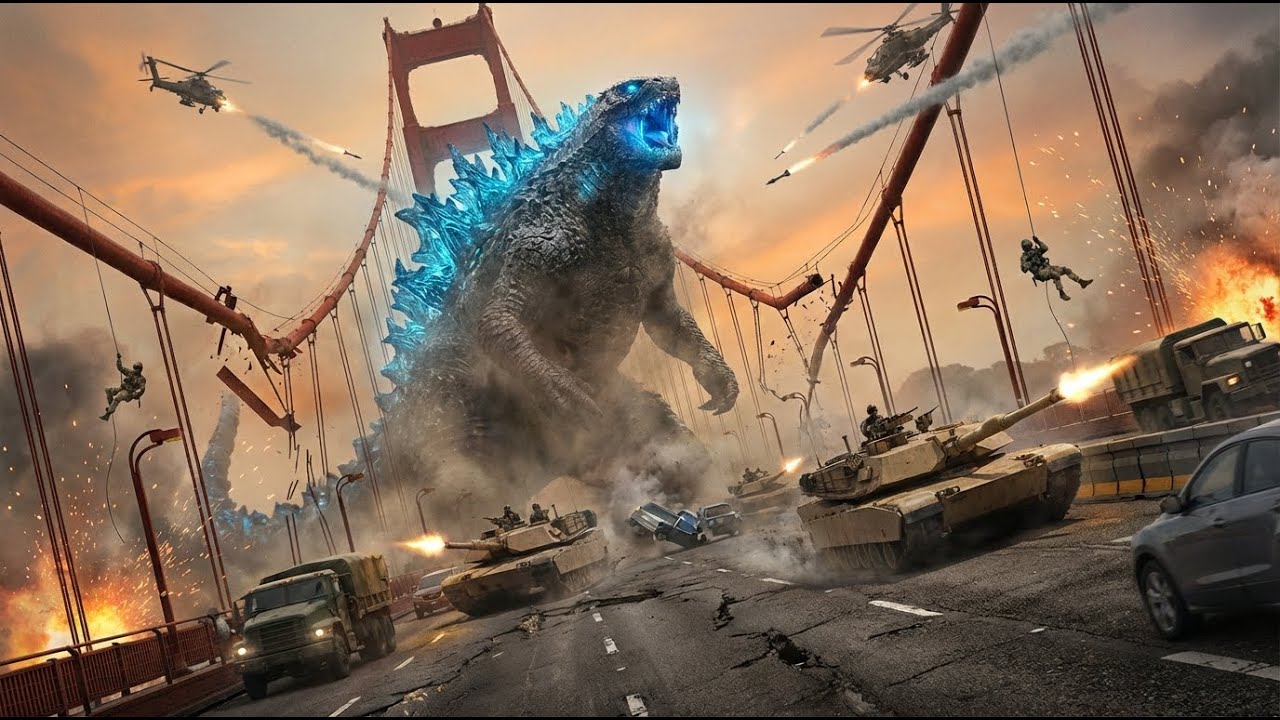 GODZILLA DESTROYS ENTIRE CITY IN 24 HOURS 😱🔥