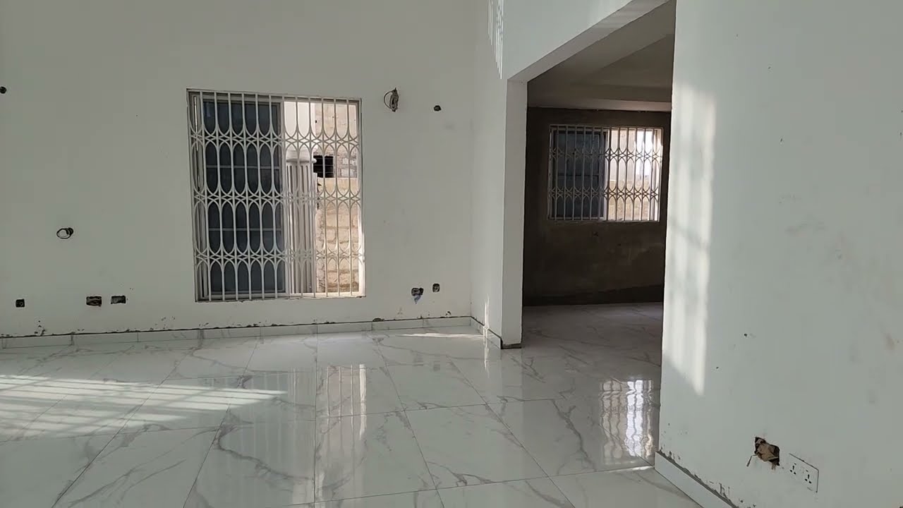 Building in GHANA - TEMA RETIREMENT HOME " TILES ON STAIRECASE "  - PART 3