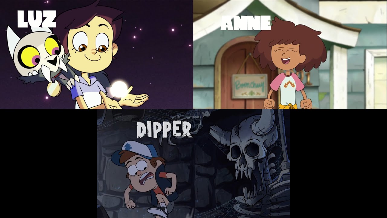 Gravity Falls-Style Owl House and Amphibia Intros