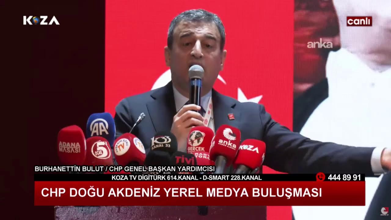 CHP Doğu Akdeniz Yerel Medya Buluşması   #CanlıYayın