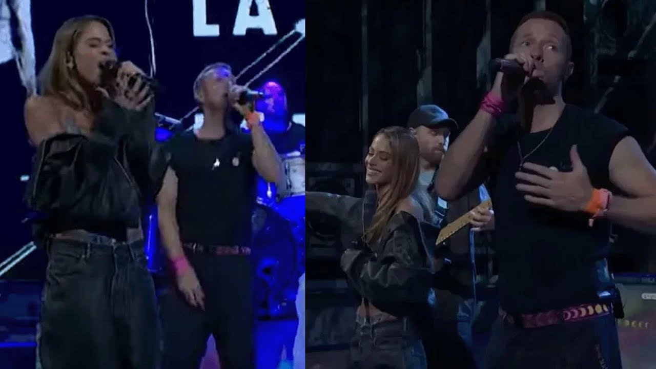 TINI, EN LO MÁS ALTO: Cantó con Coldplay en el programa estadounidense 