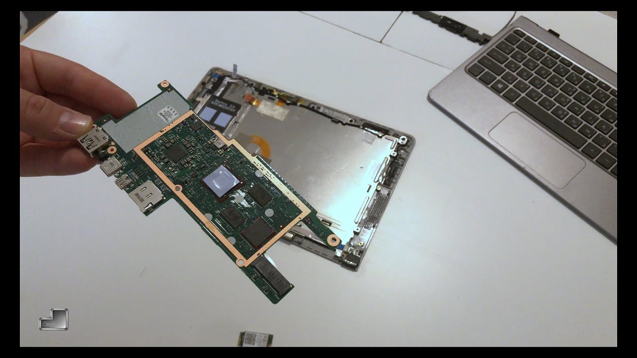 HP Pavilion x2 10 n102ne Disassembly video 4K, take a part, how to open