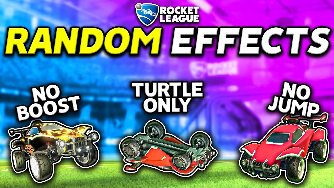 Rocket League, but EVERY player gets a RANDOM EFFECT