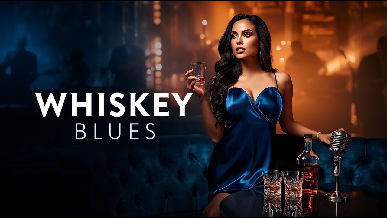 Whiskey Blues Mix 🥃 Elegant Tunes for a Moody Evening Vibe | Chill Blues Bar Music