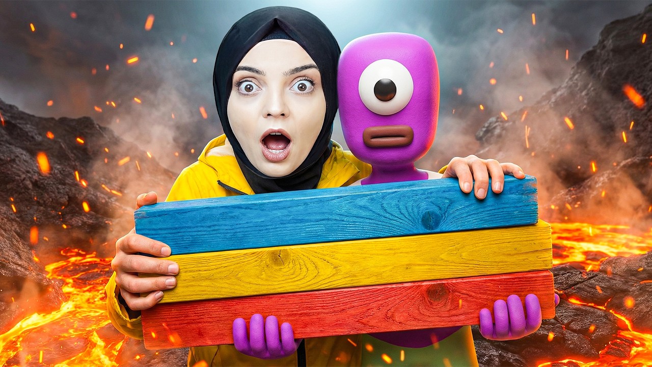 LAVDAN KURTULMAK İÇİN ODUN TOPLA! 😱🔥