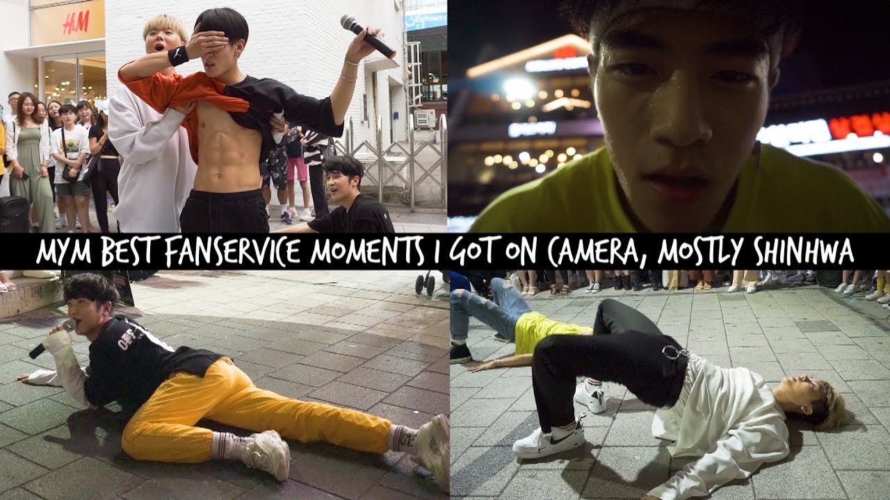KPOP MYM Best Fan-Service Moments Busking Compilation 홍대 버스킹