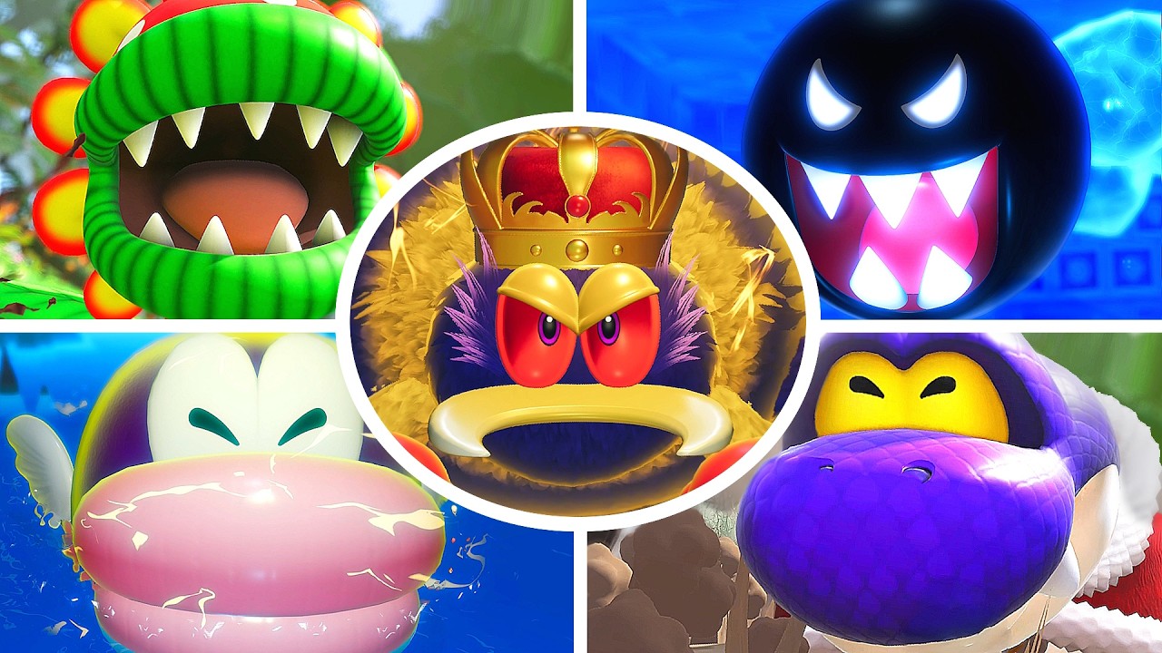 Mario Tennis Fever - All Bosses (No Damage)
