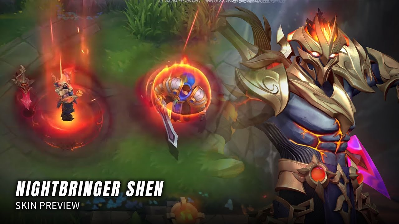 Nightbringer Shen Skin Preview || League Of Legends: Wild Rift