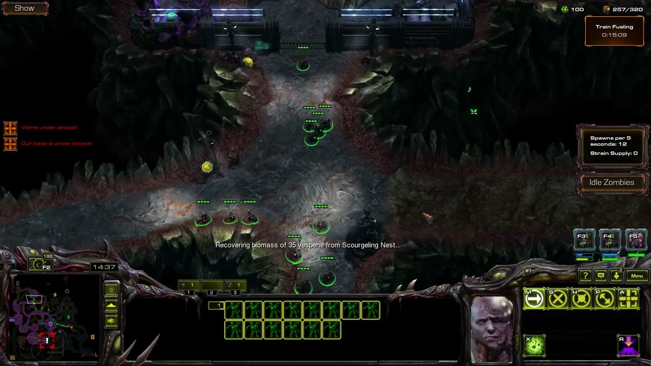 StarCraft 2 - Oh No It's Zombies 157(M Maj. Adv.) || Zombie Horde