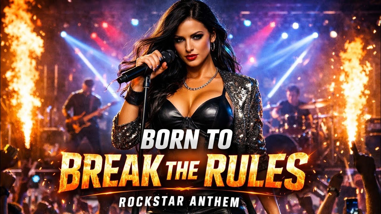 Born to Break the Rules | Rockstar AI Song | Power Anthem 2026 | Motivational Rock Music | Song 2026