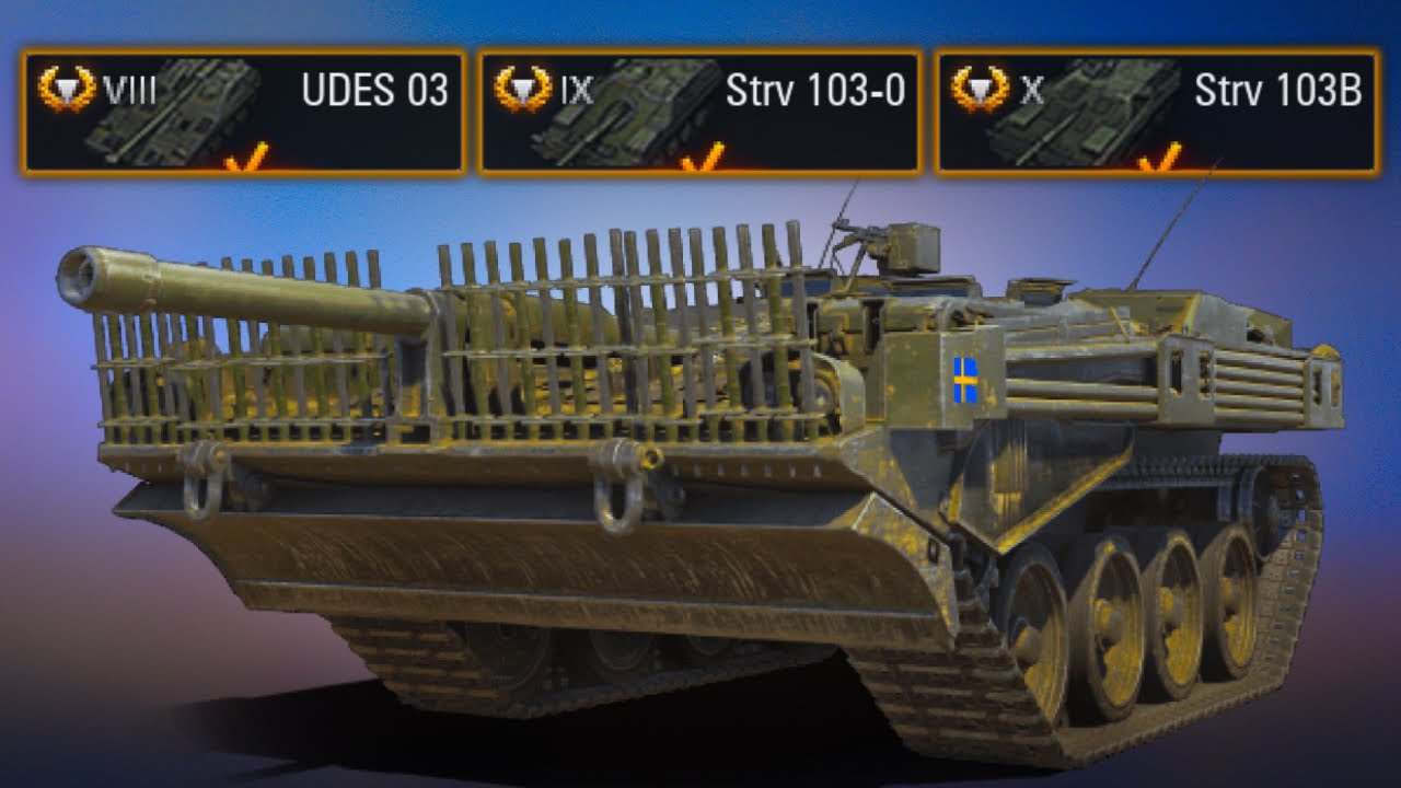 The MOST DEADLY Tech Tree Line in World of Tanks! • STRV 103B