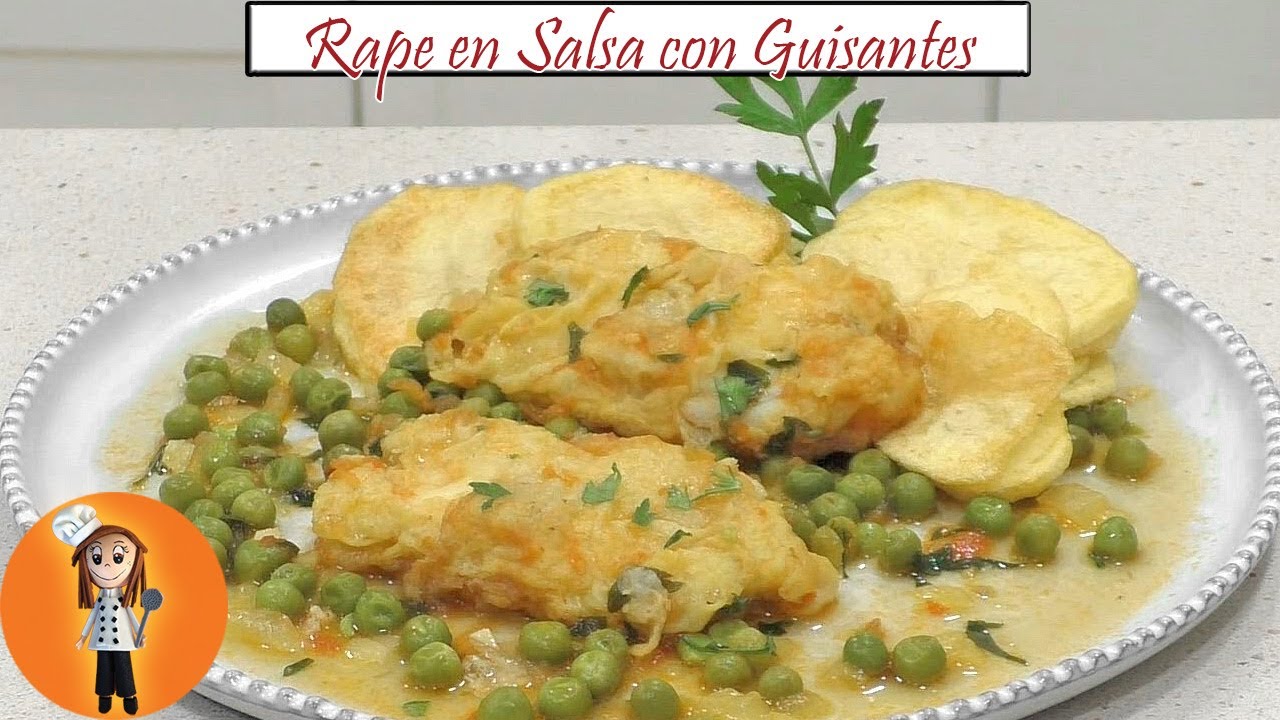 Rape en Salsa con Guisantes | Receta de Cocina en Familia