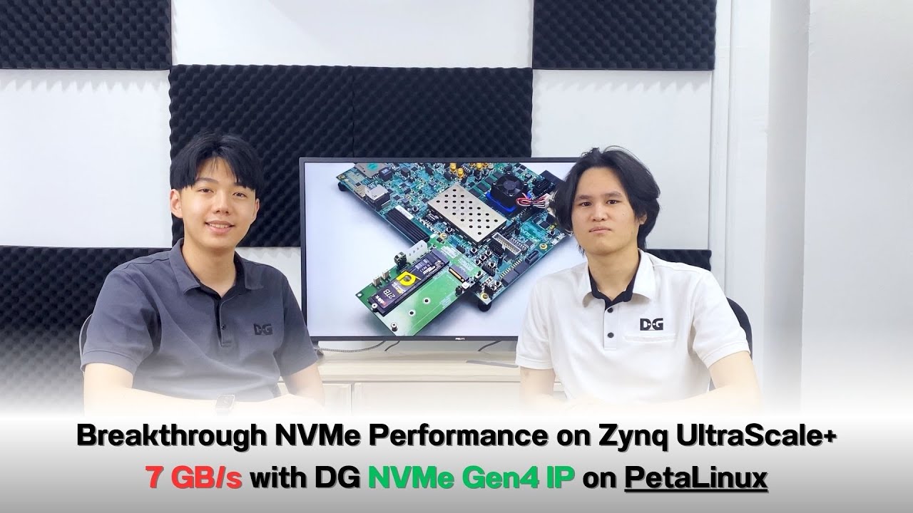 Breakthrough NVMe Performance on Zynq UltraScale+: 7 GB/s with DG NVMe Gen4 IP on PetaLinux