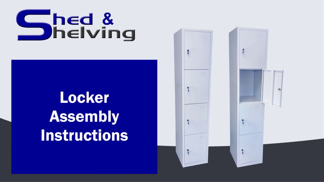 Shed & Shelving Locker Assembly Instructions
