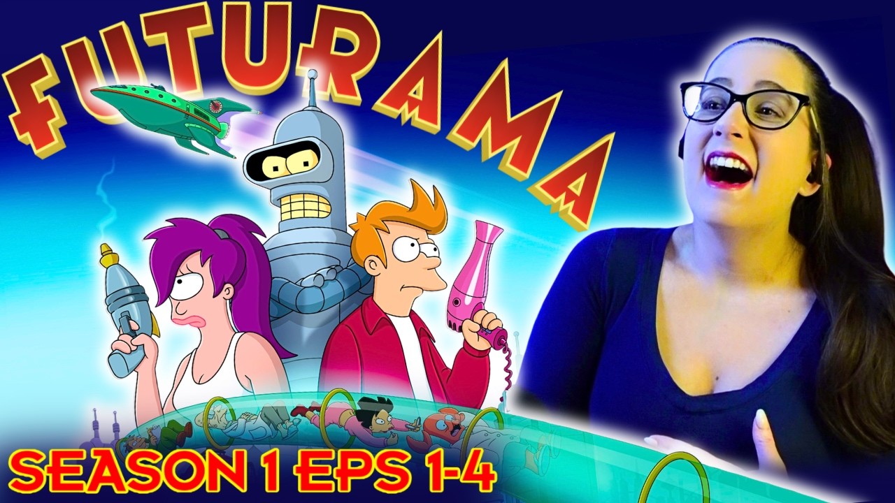 🟣FUTURAMA Season 1 Eps 1-4 First Time Watching TV REACTION