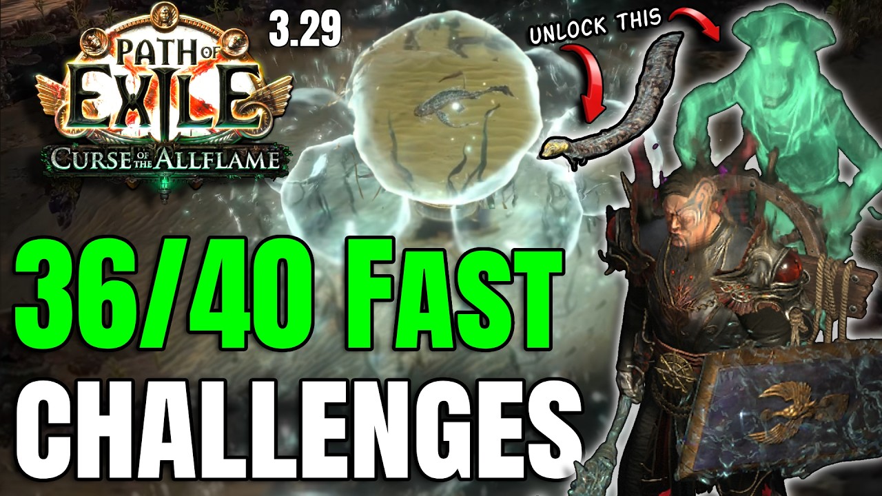 Гайд по испытаниям 36/40 в PoE 3.29 Curse of the Allflame &mdash; Как получить все эксклюзивные космети...