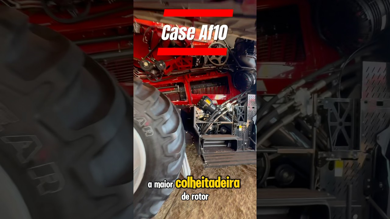 Case af10 a maior colheitadeira axial do mundo