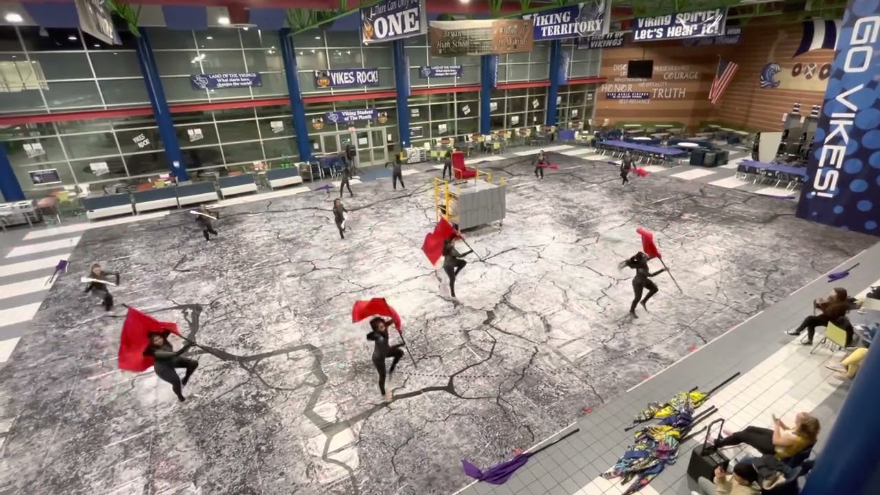 Not BHS Varsity 22-23 Winterguard Show “Everybody wants to rule the world”