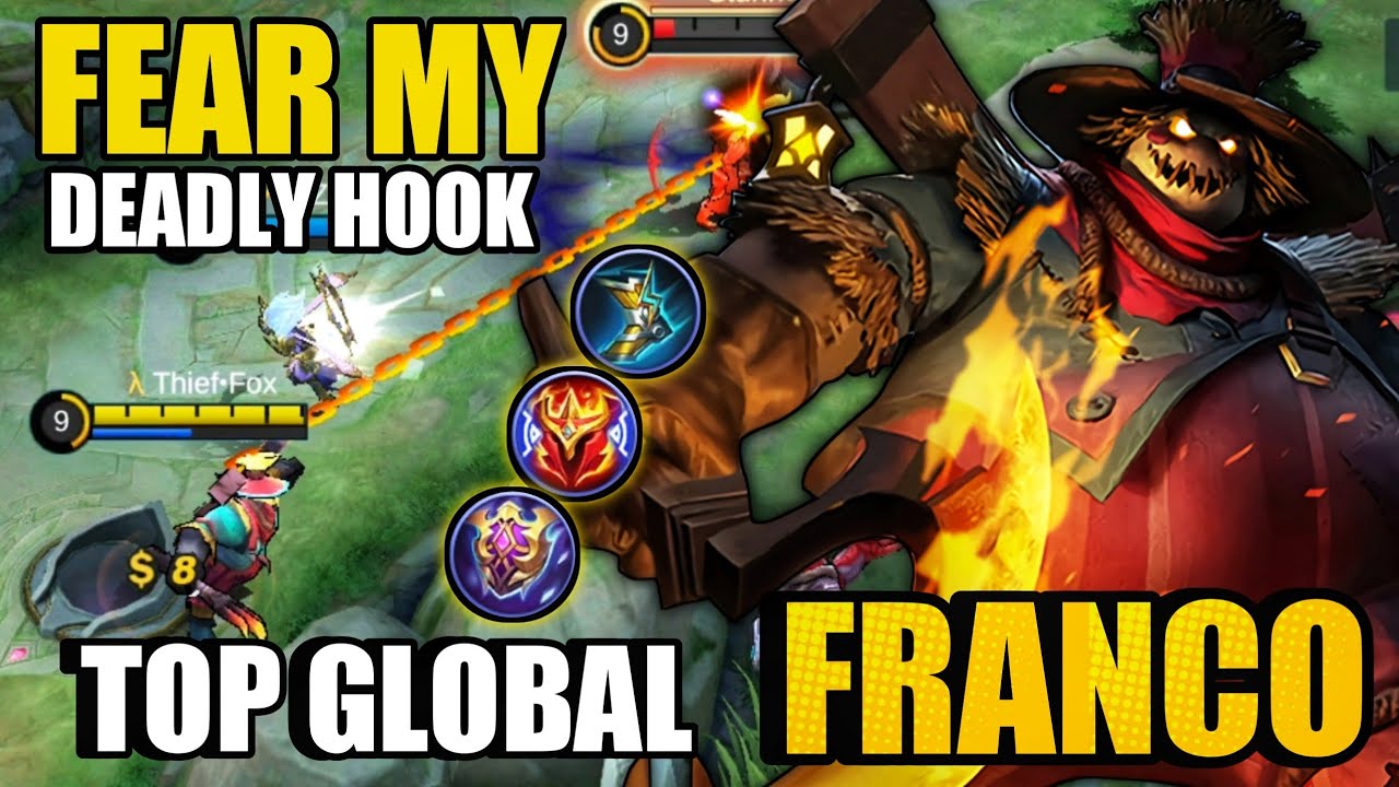 FRANCO TOP 1 GLOBAL GAMEPLAY 2021 - Franco best build and emblem 2021 - Mobile legends