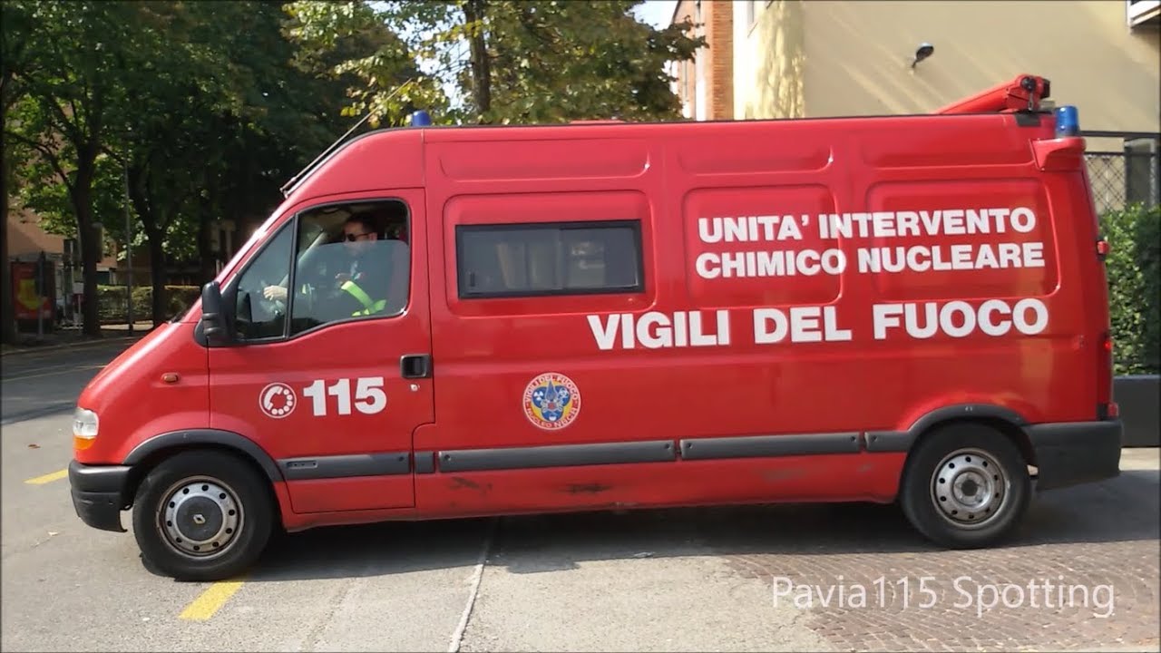 [ALLARME NUCLEARE] Partenza NBCR - Esercitazione L.E.N.A. - VVF Pavia