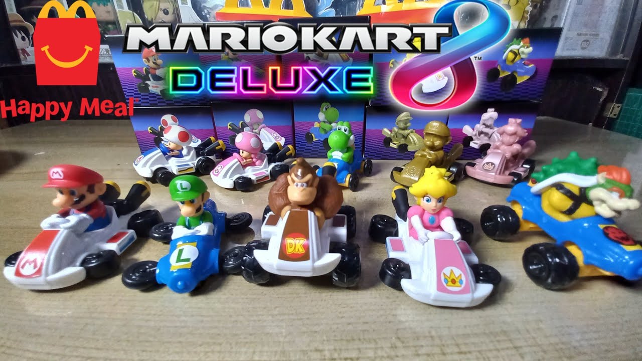 Unboxing Mario Kart Deluxe 8. McDonalds Happy Meal. #toytherapy #mcdonalds