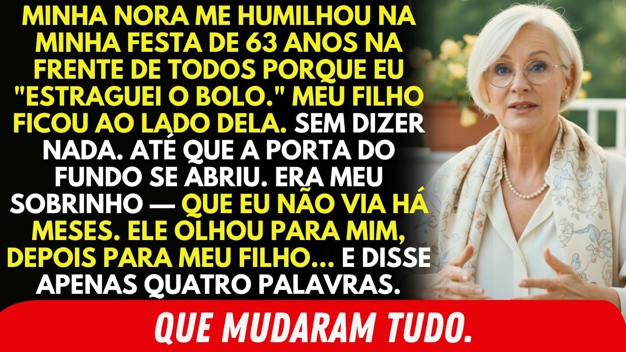 Minha Nora Me Humilhou Na Minha Própria Festa De Aniversário E Meu Filho Ficou Em Silêncio — Até...