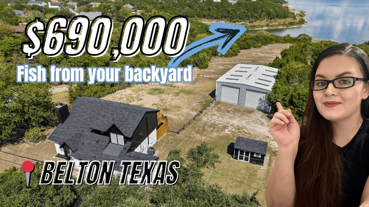Belton Texas Lake House WAY UNDER $1million | PCS to Fort Hood Texas