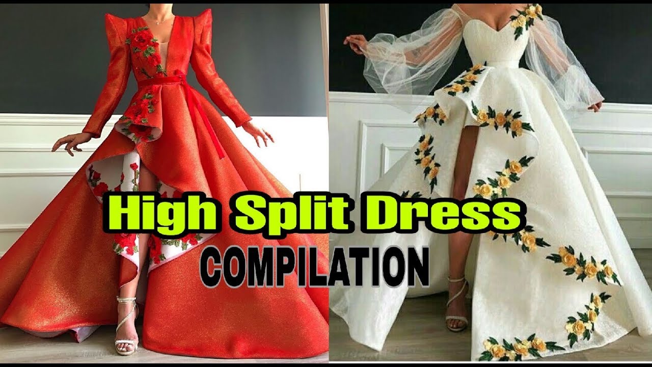 High Split Prom Dresses Compilation 💖💕