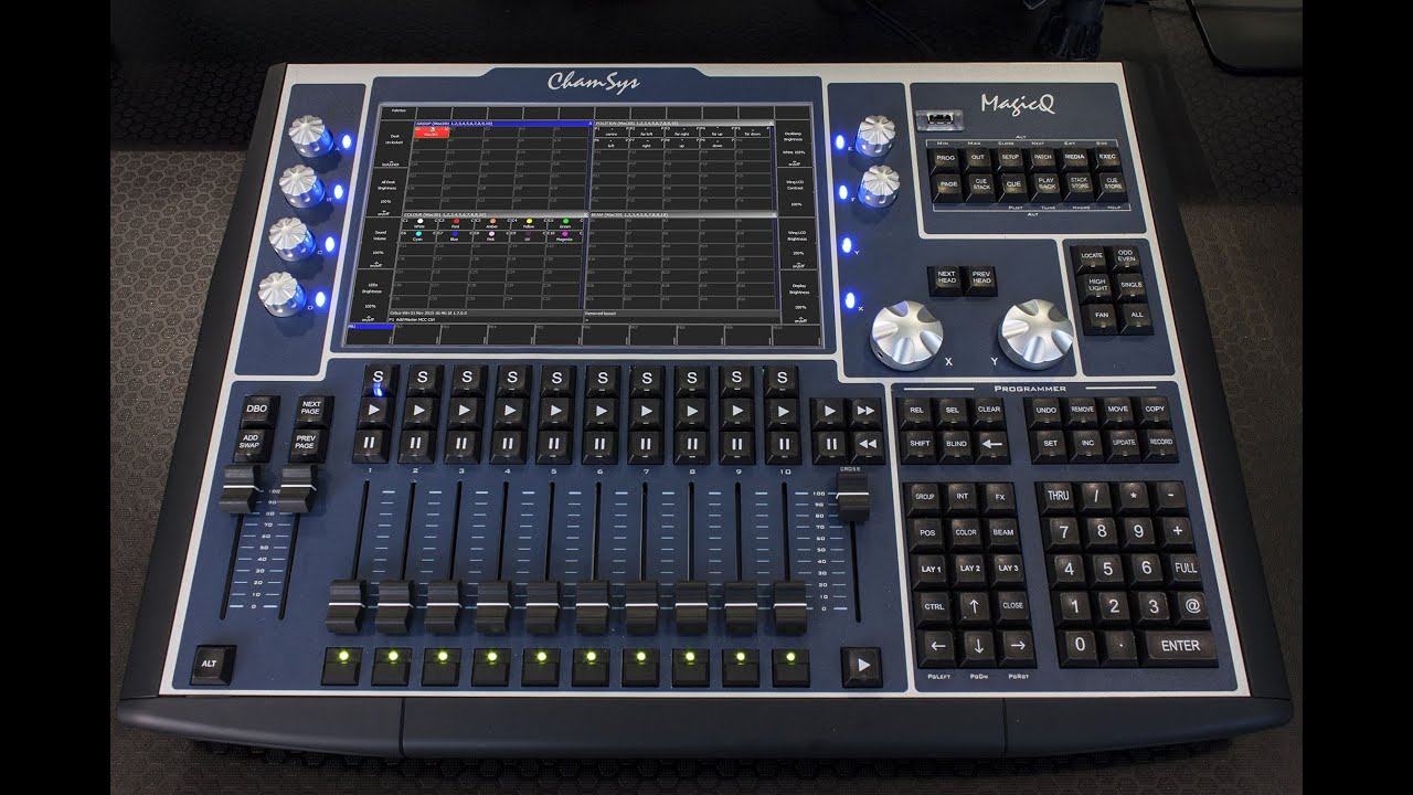 ChamSys MagicQ CZ tutoriály - díl 3, Ovládací prvky pultu