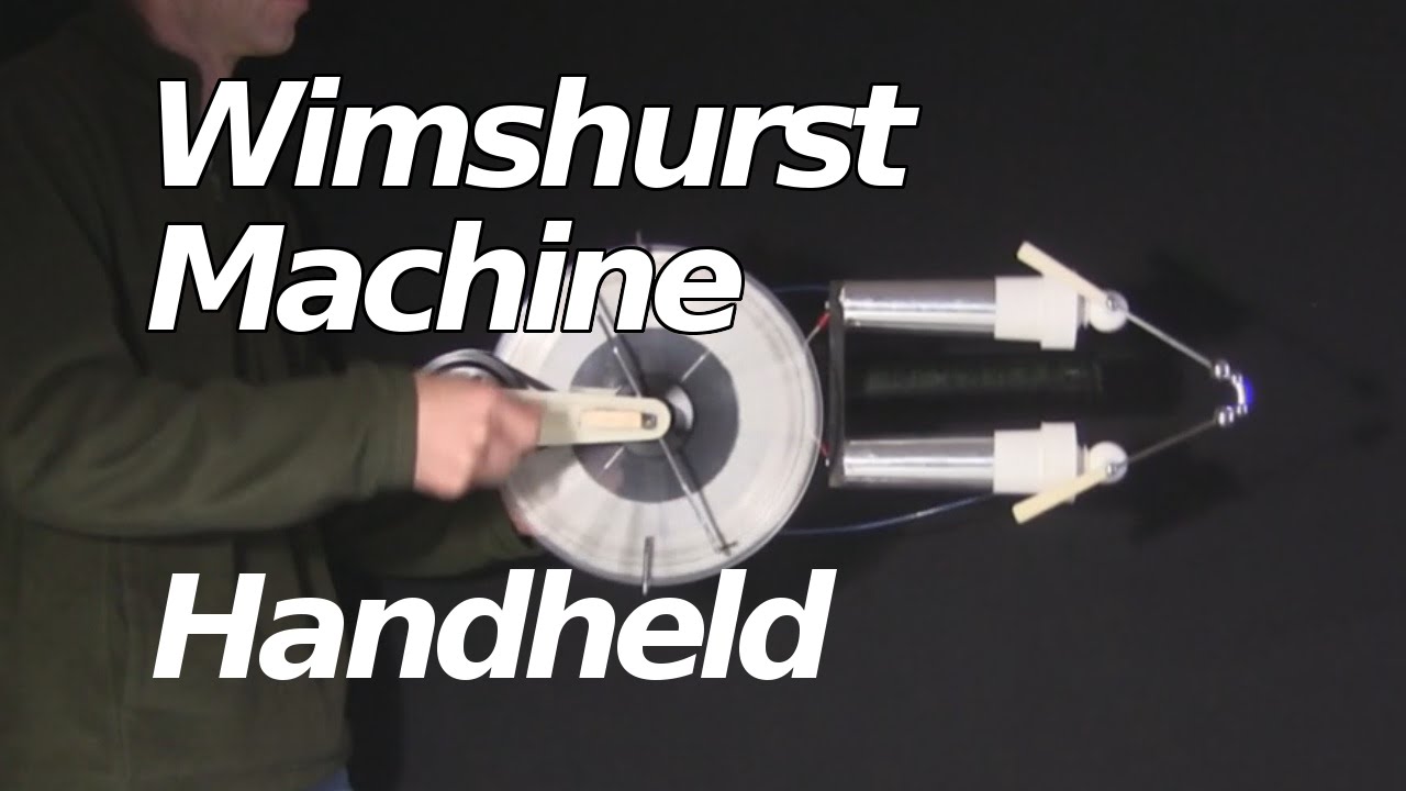Handheld Wimshurst Machine