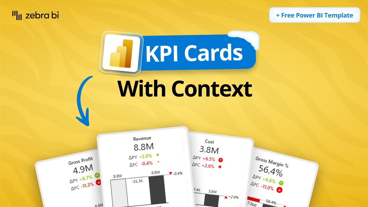 От статических цифр к ключевым показателям эффективности, основанным на историях, в Power BI (+ б...