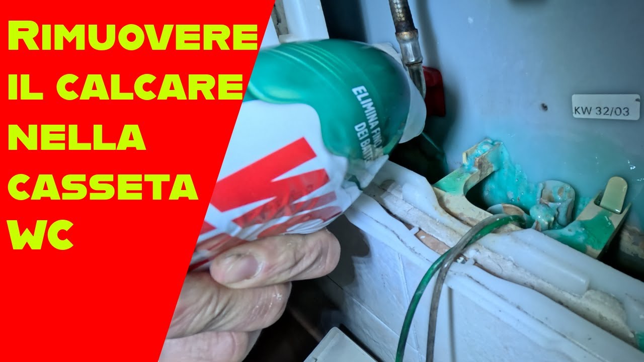 Come Rimuovere il Calcare dalla Cassetta WC Incassata: Soluzione Facile e Veloce