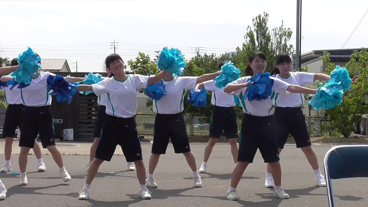 尽誠学園応援部チア一年生のチアダンスパフォーマンス２０１９金倉寺子ども祭り