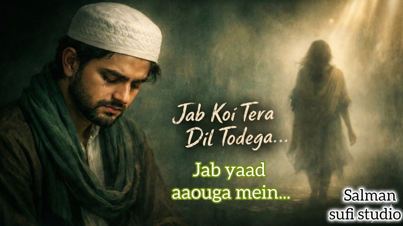 Jab Koi Tera Dil Todega… Tab Main Yaad Aaunga 💔 | Emotional Sufi Kalam | Salman Sufi Studio