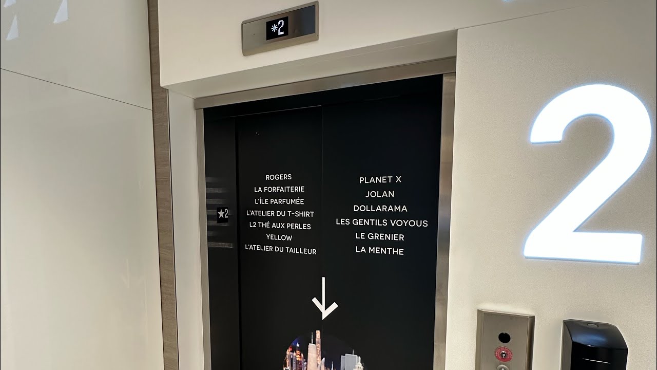 Nice Kone Monospace 300 @ Laurier Quebec, Quebec City, QC, Canada