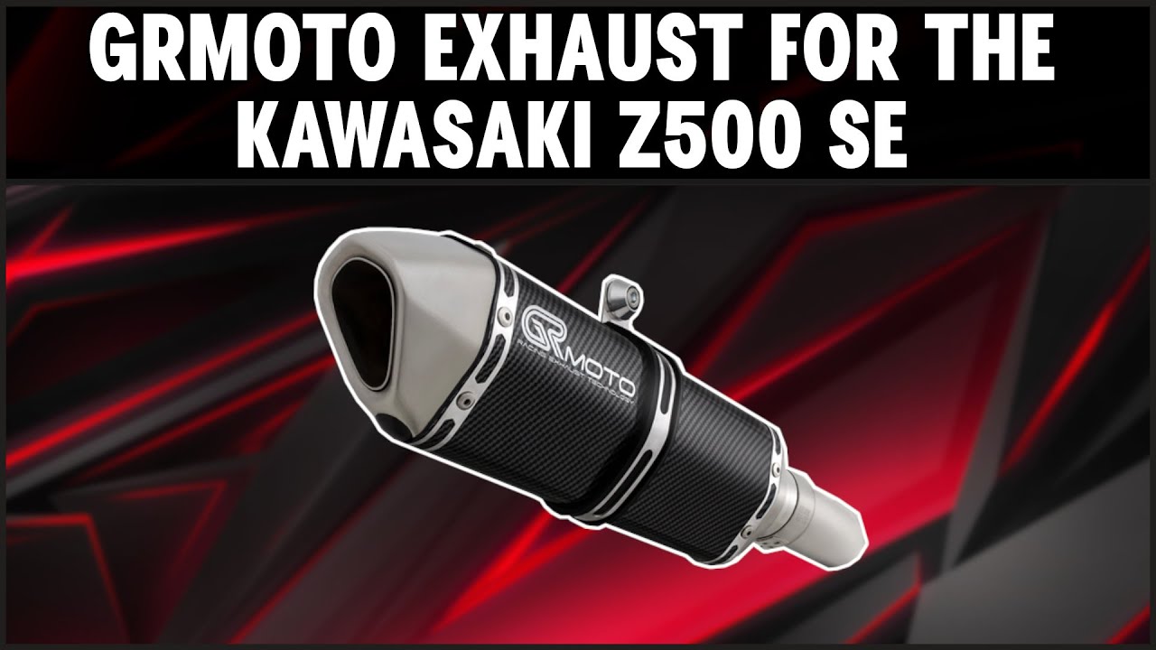 GRmoto exhaust - Kawasaki z500 SE fitting and testing