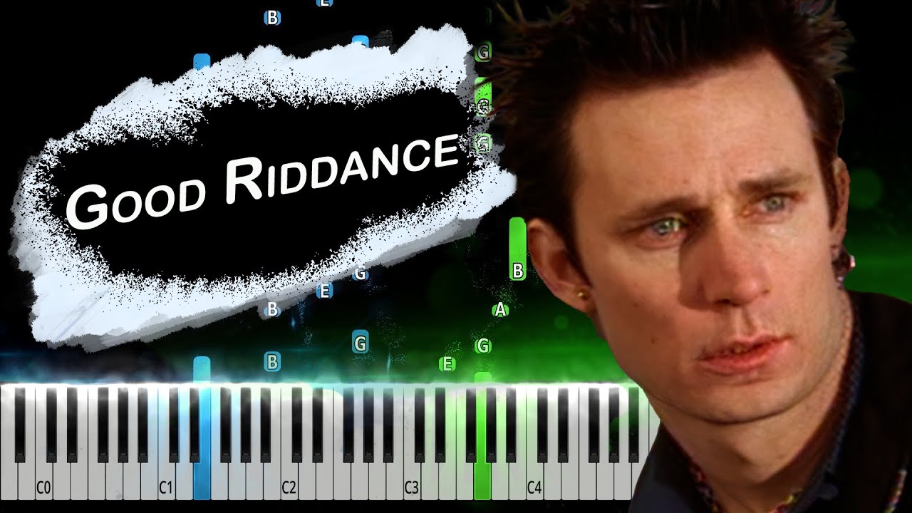 Green Day - Good Riddance Piano Tutorial