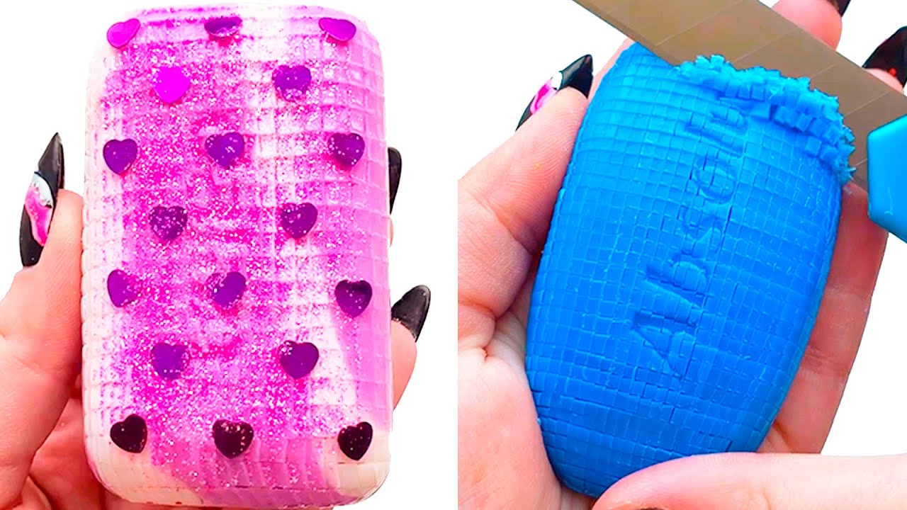 3 Hours Satisfying Soap Crushing Videos - Relaxing Soap Cutting ASMR for Sleep