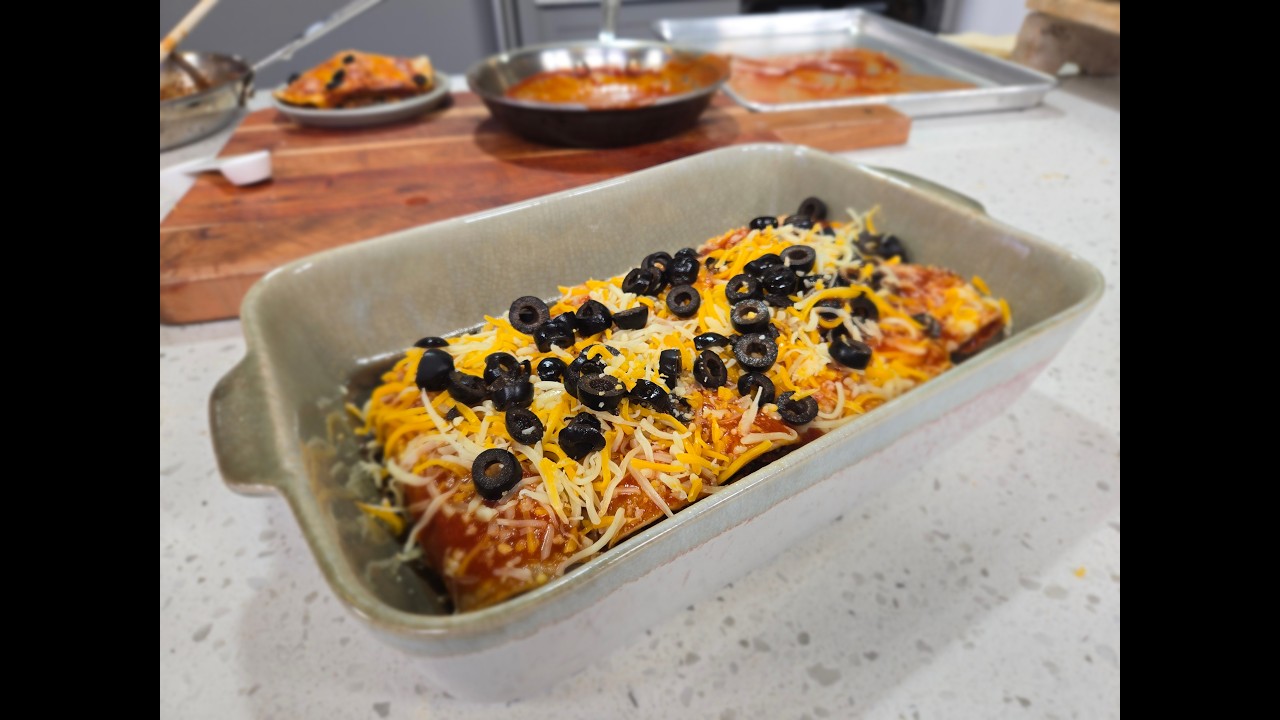 The Food Nanny's Beef Enchiladas Supper