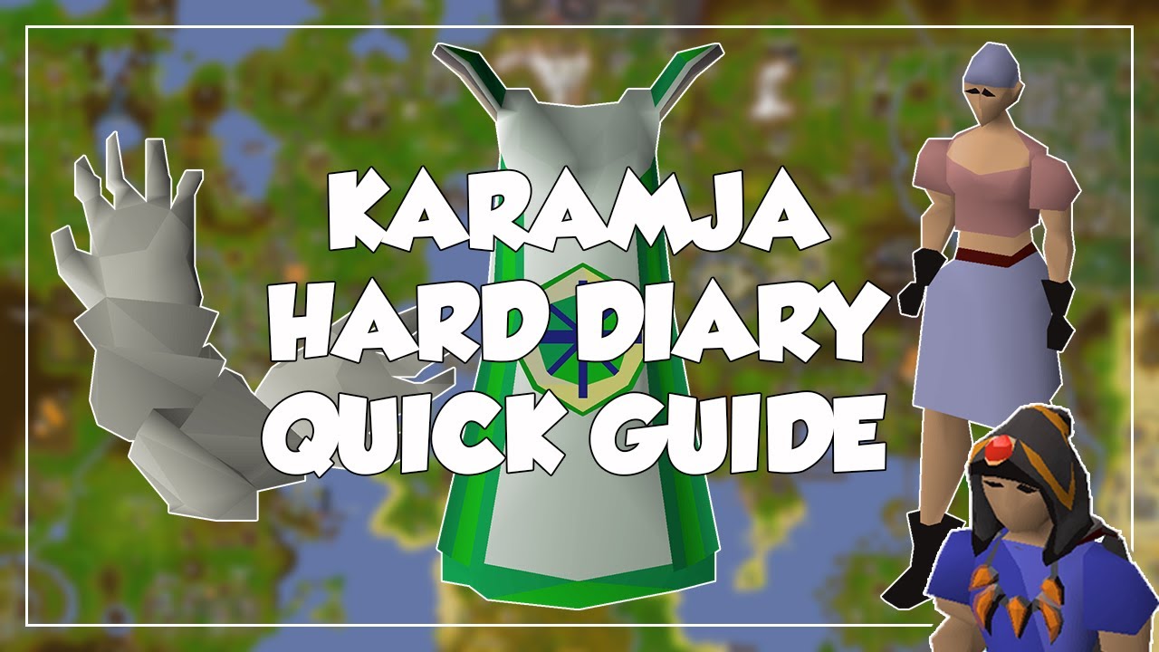 Краткое руководство по Karamja Hard Diary — Old School Runescape/OSRS