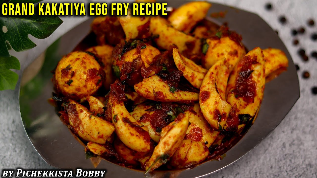SIMPLE & TASTY BOILED EGG FRY KAKATIYA GRAND Ameerpet Recipe Cracked by Pichekkista Bobby
