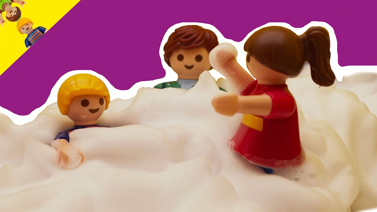 Playmobil Lina und Luki - Die Waschmaschine dreht durch ! / Kinderserie